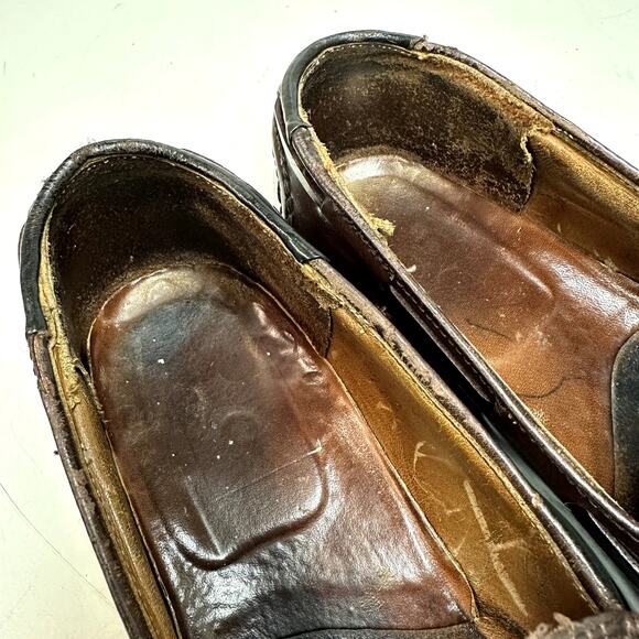 Alden Restoration x Brooks Brothers 772 Color 8 Shell Cordovan Tassel Loafer 8 D - Picture 9 of 12